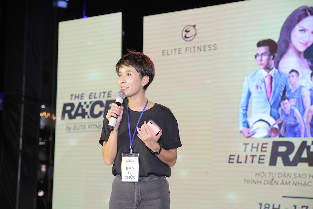 Bà Lê Vũ Diễm Hằng – Giám đốc Marketing Elite Fitness nhấn mạnh các chủ đề về sức khoẻ