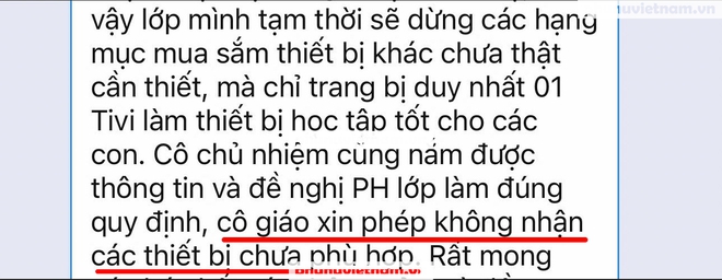 Phụ huynh phải đóng tiền mua laptop gần 13 triệu đồng cho cô, giáo viên nói gì?- Ảnh 3. Phụ huynh phải đóng tiền mua laptop gần 13 triệu đồng cho cô, giáo viên nói gì?- Ảnh 3.