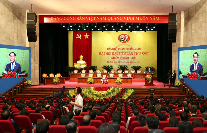 4 nội dung cốt lõi của Đại hội đại biểu lần thứ XVII Đảng bộ thành phố Hà Nội  - Ảnh 1.