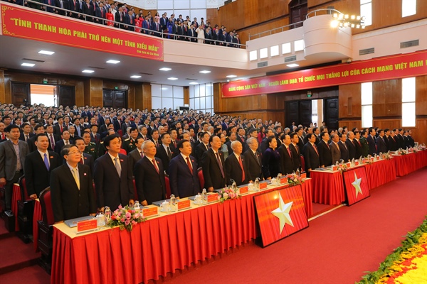 Chủ tịch Quốc hội Nguyễn Thị Kim Ngân dự và chỉ đạo Đại hội Đảng bộ tỉnh Thanh Hóa - Ảnh 2.