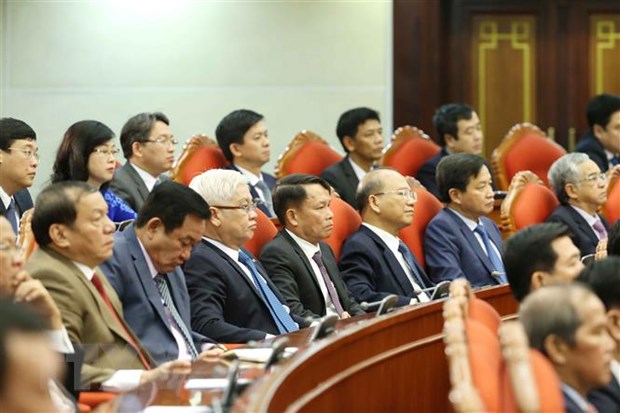 Bế mạc Hội nghị lần thứ 12 Ban Chấp hành Trung ương Đảng khóa XII - Ảnh 2.
