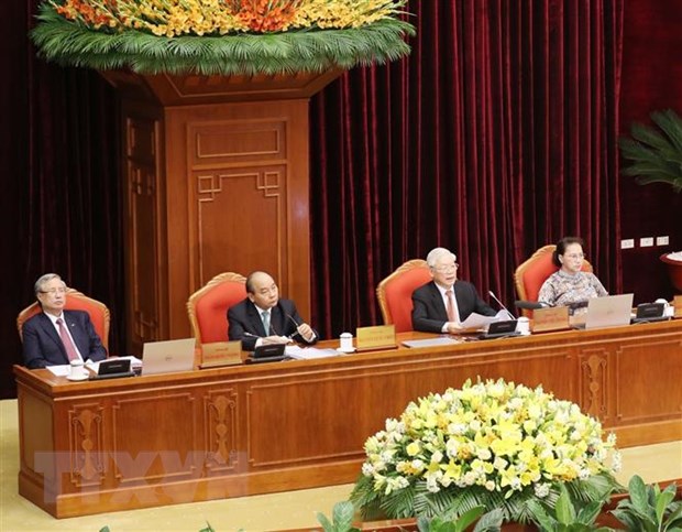 Bế mạc Hội nghị lần thứ 12 Ban Chấp hành Trung ương Đảng khóa XII - Ảnh 1.