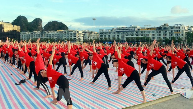 Gần 3.000 người tham gia Ngày Quốc tế Yoga lần thứ 6 tại Hạ Long - Ảnh 4.