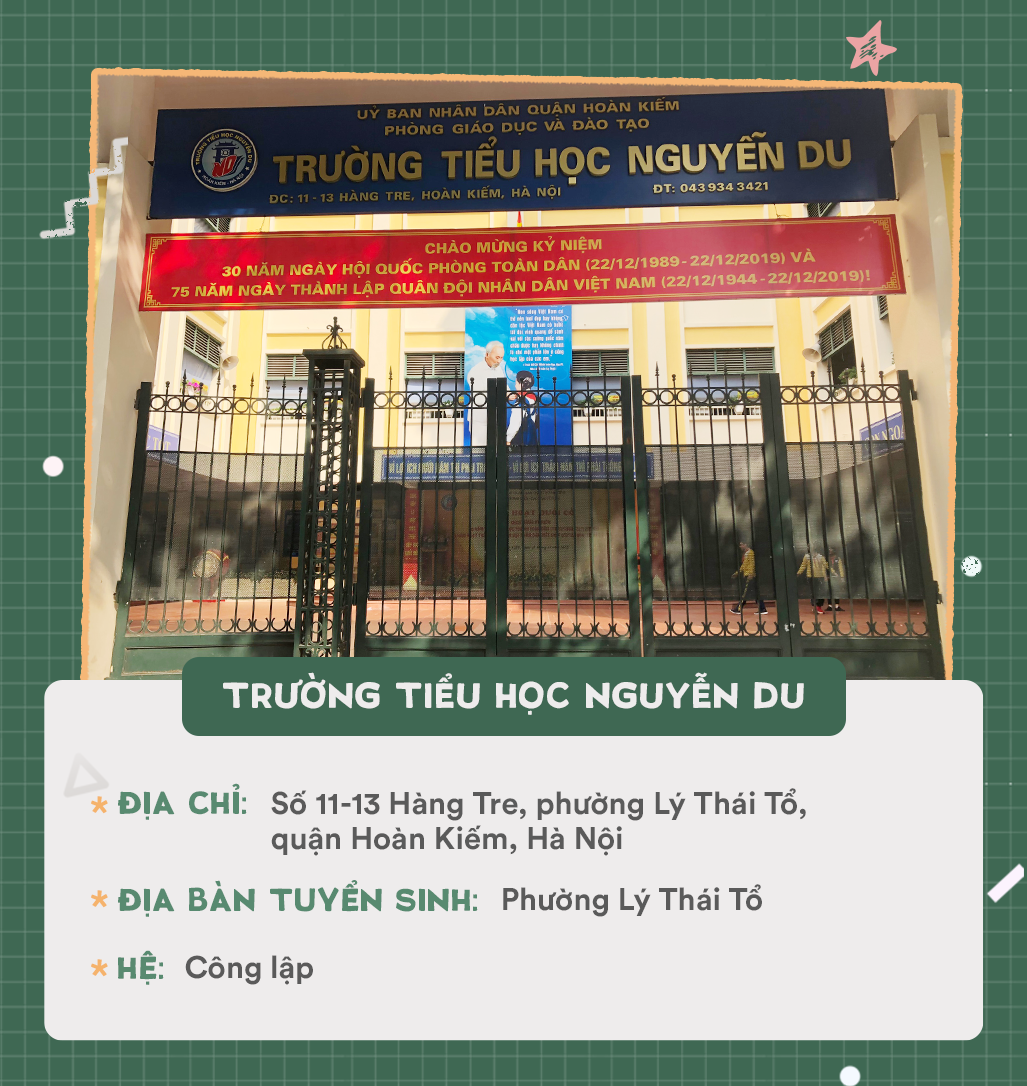 Danh sách 13 trường tiểu học quận Hoàn Kiếm - Ảnh 2.