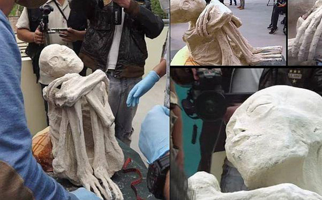 2 xác ướp mới được tìm thấy ở Peru: Người ngoài hành tinh hay người khổng lồ từng tồn tại trên trái đất? - Ảnh 1.