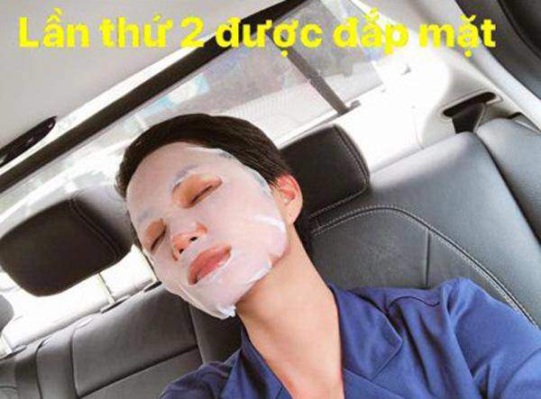 Bận rộn chăm con, Ốc Thanh Vân, Thanh Hương đắp mặt nạ dưỡng da khi lái xe - Ảnh 9.