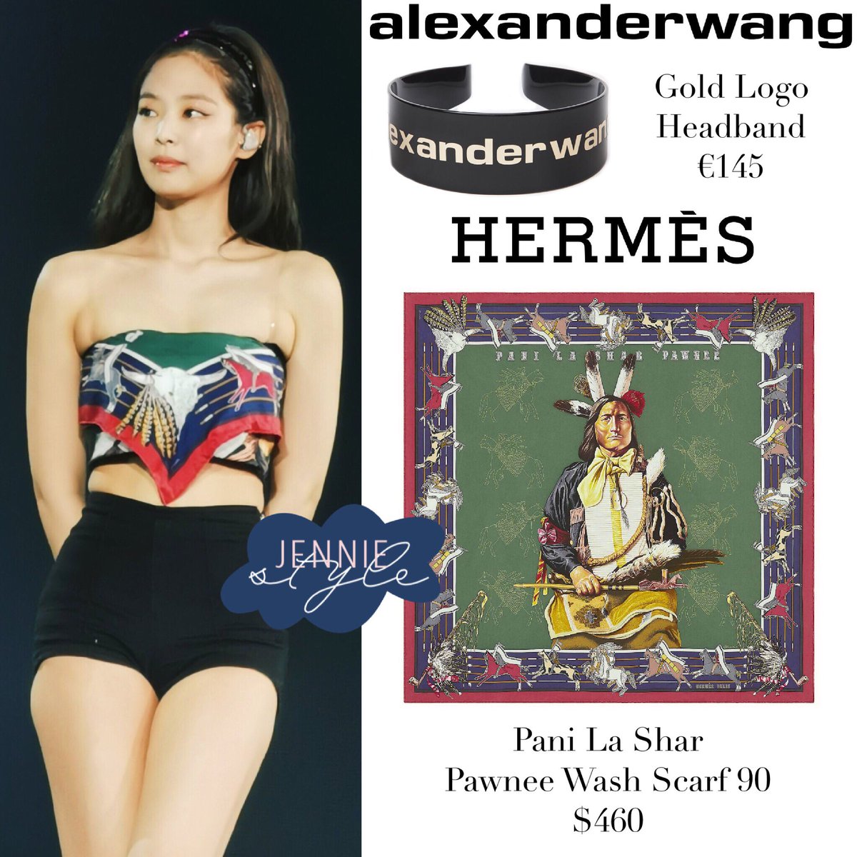 Copy Jennie (Black Pink), Bảo Thy lấy hẳn khăn Hermés làm áo khoe eo thon nhưng vẫn hơi “rén” ở một chi tiết - Ảnh 5.