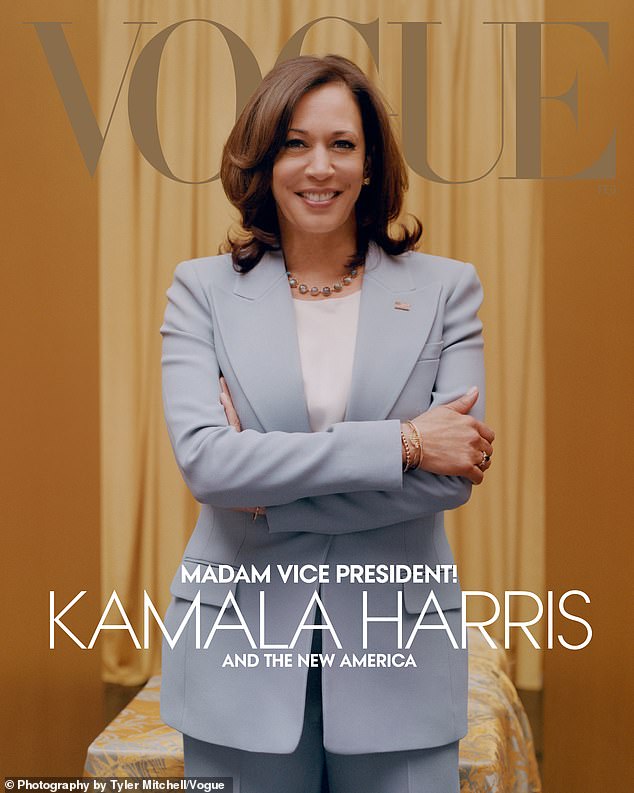 Kamala Harris - ảnh bìa Vogue