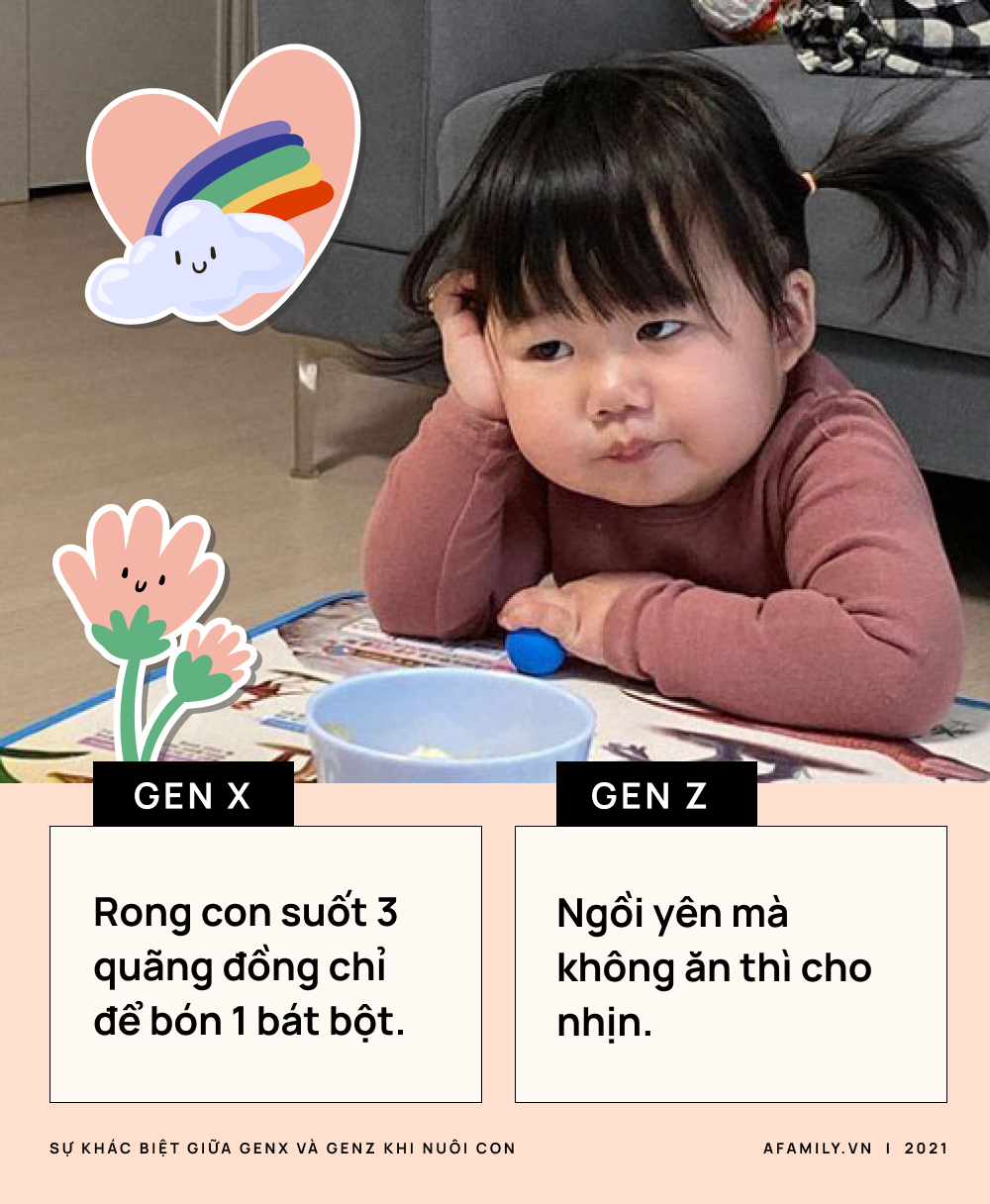 Sự khác biệt giữa genX và genZ khi nuôi con:  - Ảnh 8.