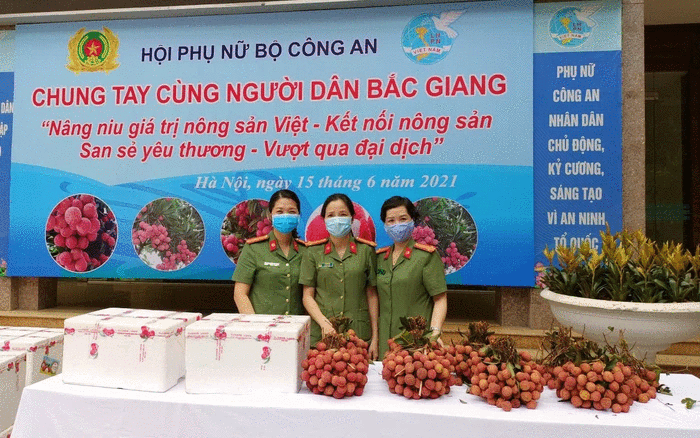 Sau 5 ngày, 570 tấn vải thiều Bắc Giang đã đến với phụ nữ cả nước - Ảnh 1.