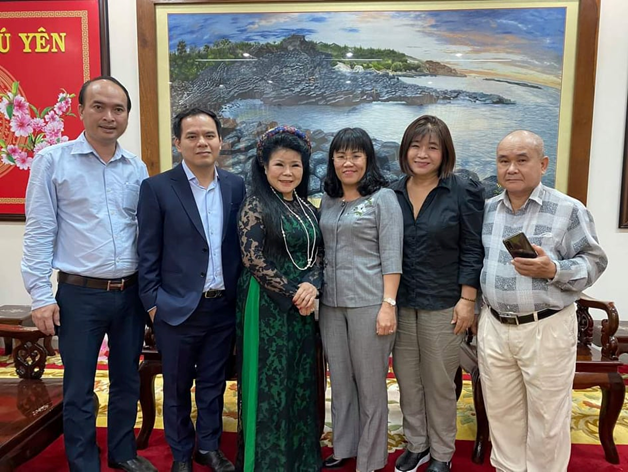 Thành viên Quỹ Khuyến học Văn Gói thăm Tỉnh ủy Phú Yên vào tháng 3/2021