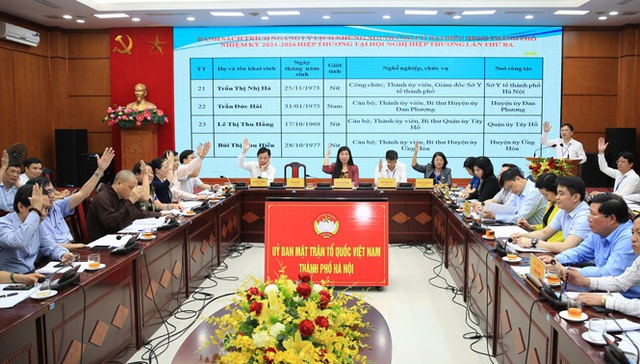 Hà Nội chốt 160 ứng viên đại biểu HĐND Thành phố  - Ảnh 1.