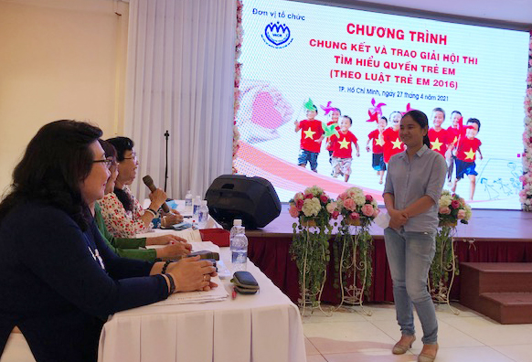 TP. Hồ Chí Minh: Trao giải Hội thi tìm hiểm quyền của trẻ em  - Ảnh 1.