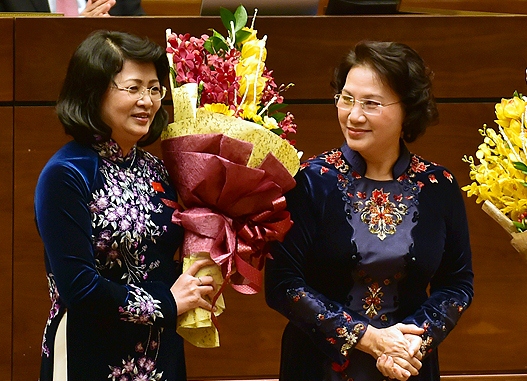 Quốc hội miễn nhiệm Phó Chủ tịch nước Đặng Thị Ngọc Thịnh - Ảnh 2.