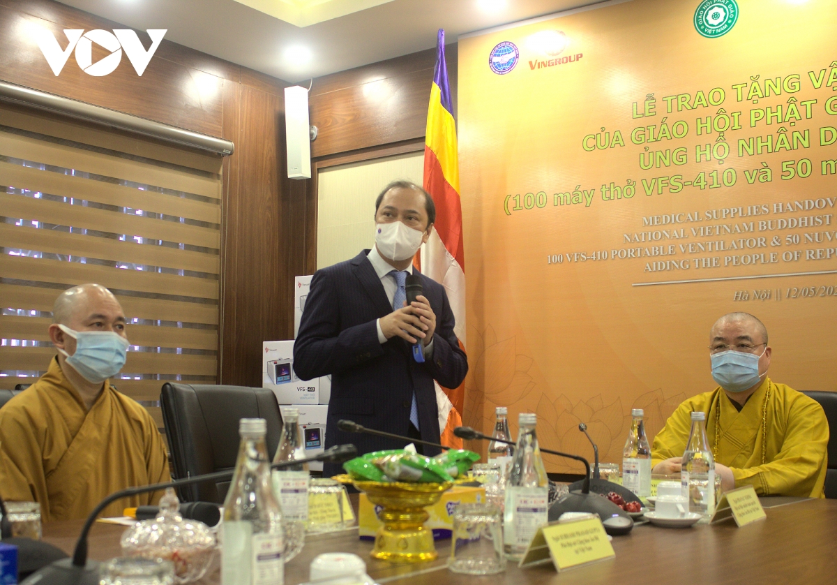 Giáo hội Phật giáo Việt Nam trao tặng máy thở, máy tạo oxy cho nhân dân Ấn Độ - Ảnh 4.