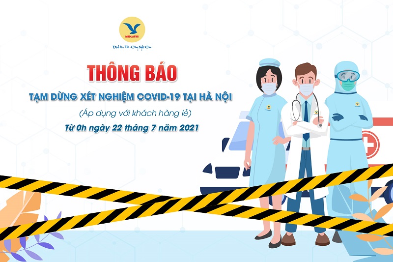 Bệnh viện MEDLATEC tạm dừng xét nghiệm Covid-19 tại Hà Nội với khách hàng lẻ - Ảnh 1.