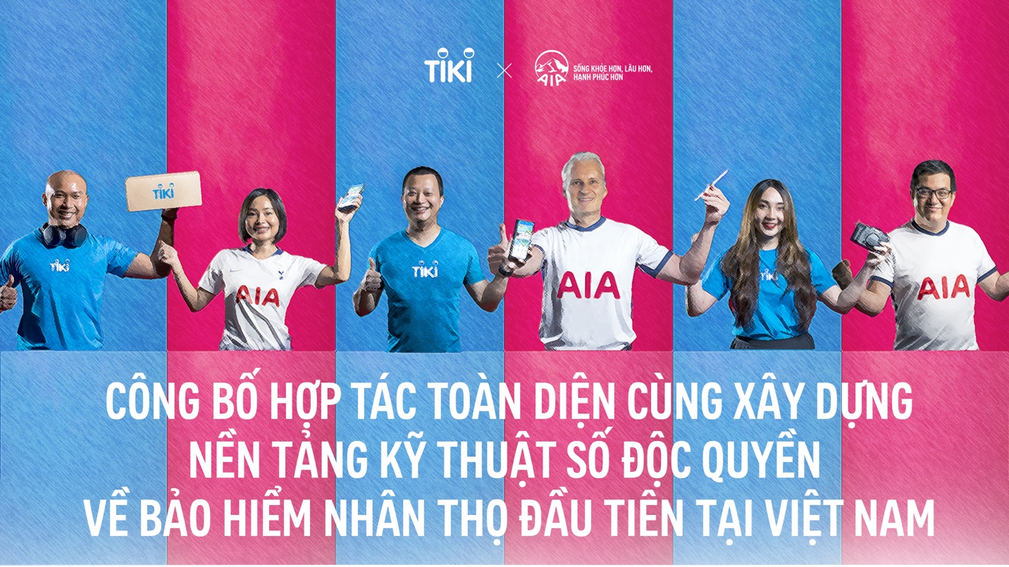 AIA Việt Nam và Tiki công bố hợp tác toàn diện - Ảnh 1.