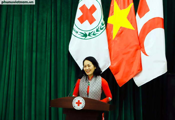 Bà Bùi Thị Hòa được bầu giữ chức Chủ tịch Hội Chữ thập đỏ Việt Nam khóa X - Ảnh 1.