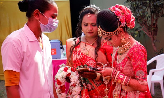 Omicron khiến mùa cưới ở Ấn Độ lâm nguy - Ảnh 1.