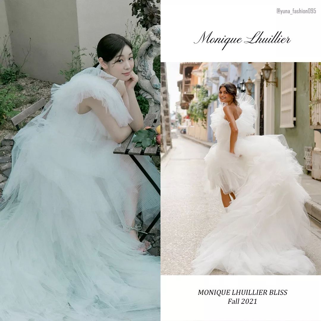 BST 4 váy cưới của Kim Yuna: 3 trắng 1 vàng, tôn lên trọn vẹn khí chất cô dâu - Ảnh 2.