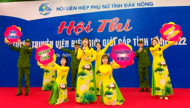 Đắk Nông: Hơn 200 hội viên, phụ nữ thi tuyên truyền viên biên giới giỏi - Ảnh 1.