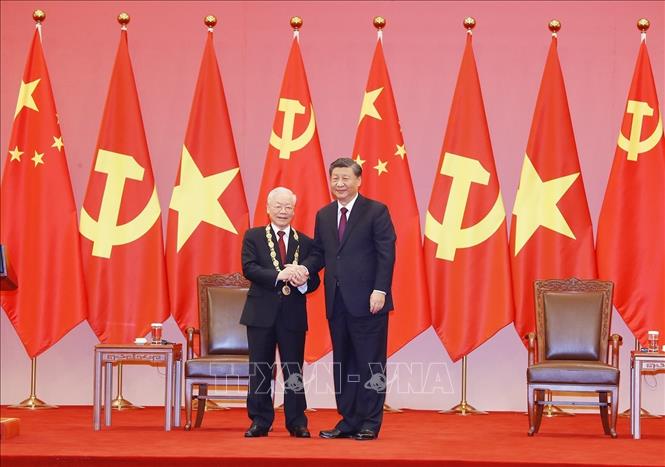 Trung Quốc trao tặng Tổng Bí thư Nguyễn Phú Trọng Huân chương Hữu nghị - Ảnh 1.