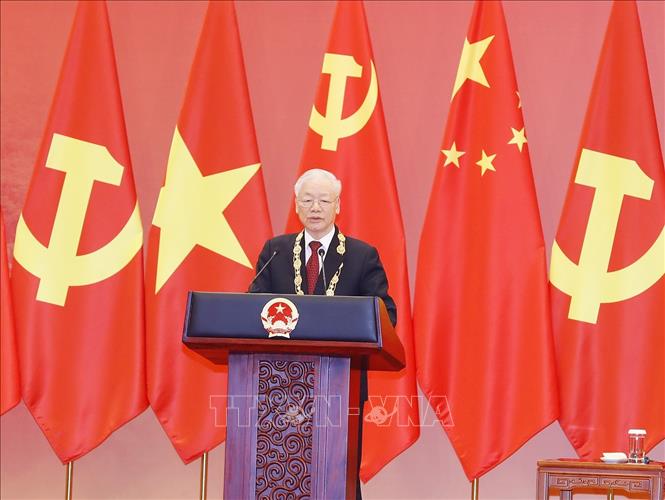 Trung Quốc trao tặng Tổng Bí thư Nguyễn Phú Trọng Huân chương Hữu nghị - Ảnh 3.
