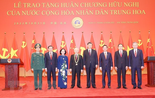 Trung Quốc trao tặng Tổng Bí thư Nguyễn Phú Trọng Huân chương Hữu nghị - Ảnh 4.