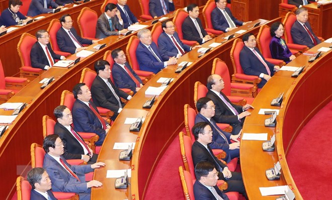 Bế mạc Hội nghị lần thứ sáu Ban Chấp hành Trung ương Đảng khóa XIII - Ảnh 2.