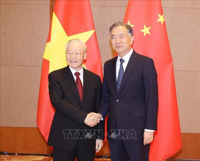 Tổng Bí thư Nguyễn Phú Trọng hội kiến Thủ tướng và Chủ tịch Chính hiệp Trung Quốc - Ảnh 2.