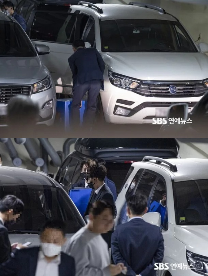 Cảnh sát bất ngờ khám xét công ty quản lý của Park Min Young và Lee Seung Gi, thu giữ nhiều bằng chứng quan trọng - Ảnh 1.