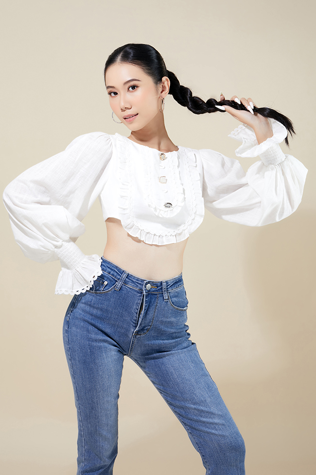 Hà Phương đại diện Việt Nam dự thi Hoa hậu Sinh viên Thế giới - Ảnh 3.