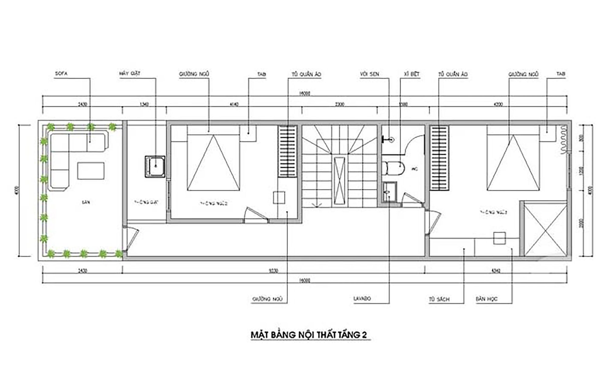 Thiết kế nhà ống 64m² để vừa ở vừa cho thuê rất hợp lí - Ảnh 3.