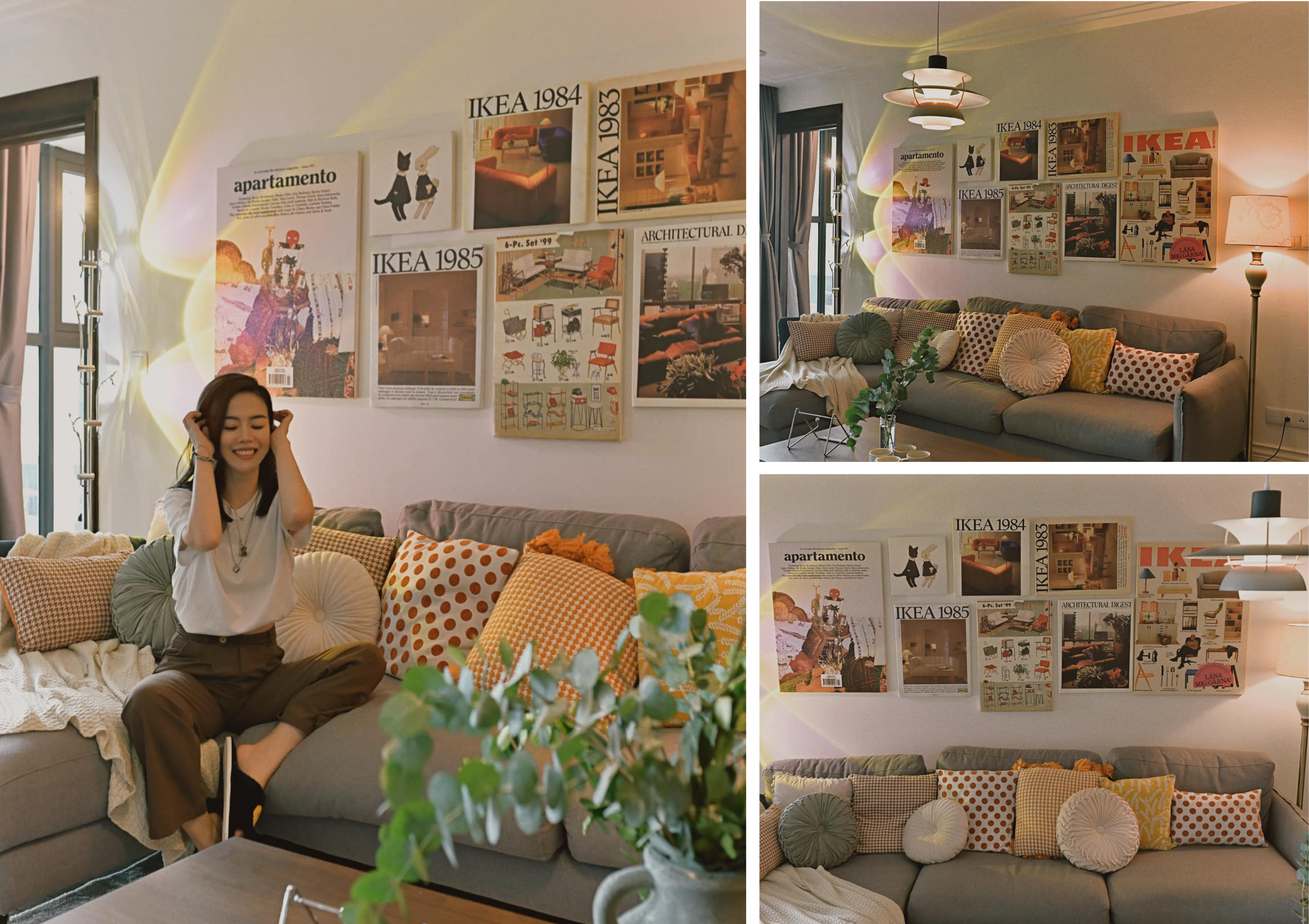 Cô gái Hà Nội thiết kế lại căn hộ đi thuê 88m² theo phong cách Bắc Âu, chi phí hết 40 triệu - Ảnh 2.