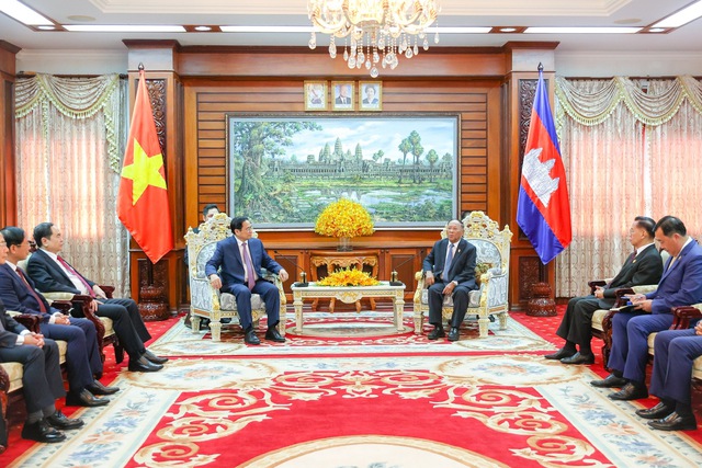 Chùm ảnh hoạt động của Thủ tướng Phạm Minh Chính thăm chính thức Campuchia - Ảnh 6.
