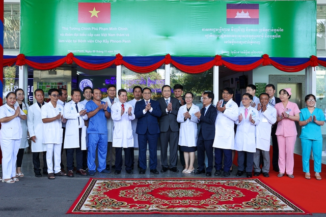 Chùm ảnh hoạt động của Thủ tướng Phạm Minh Chính thăm chính thức Campuchia - Ảnh 9.