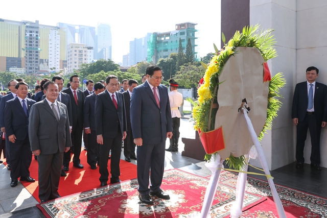 Chùm ảnh hoạt động của Thủ tướng Phạm Minh Chính thăm chính thức Campuchia - Ảnh 2.