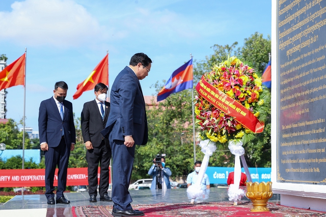 Chùm ảnh hoạt động của Thủ tướng Phạm Minh Chính thăm chính thức Campuchia - Ảnh 3.