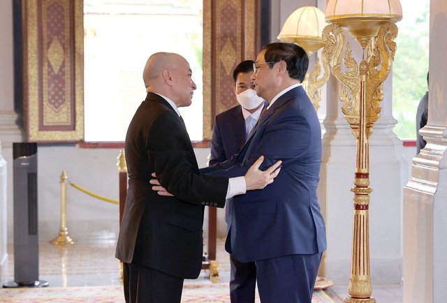 Chùm ảnh hoạt động của Thủ tướng Phạm Minh Chính thăm chính thức Campuchia - Ảnh 4.