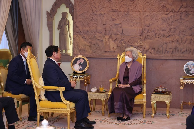 Chùm ảnh hoạt động của Thủ tướng Phạm Minh Chính thăm chính thức Campuchia - Ảnh 5.