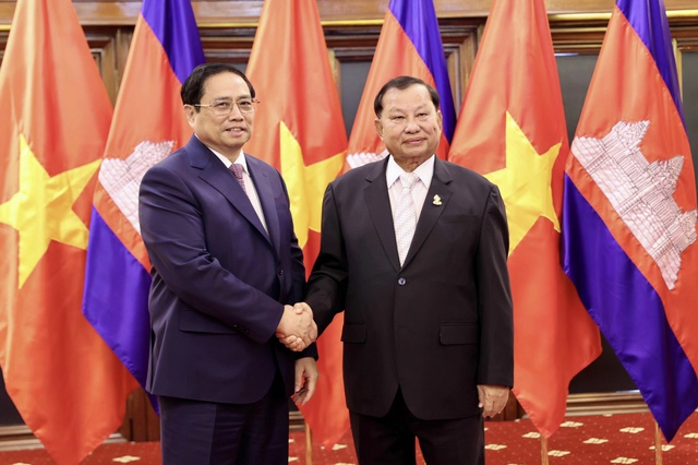 Chùm ảnh hoạt động của Thủ tướng Phạm Minh Chính thăm chính thức Campuchia - Ảnh 7.