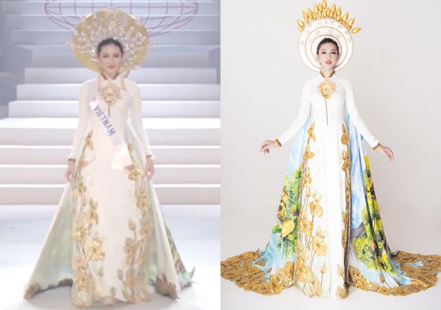Nhìn lại Trang phục dân tộc mà các đại diện Việt Nam từng mang đến Miss International  - Ảnh 2.