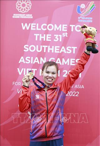 SEA Games 31: Cô gái Mường tỏa sáng tại quê nhà Hòa Bình - Ảnh 1.