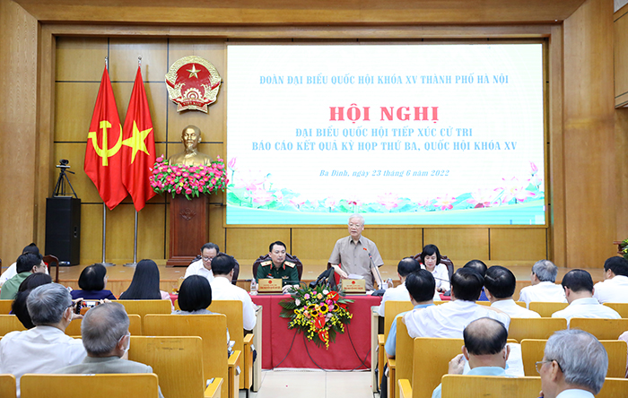 Tổng Bí thư Nguyễn Phú Trọng nói về việc kỷ luật ông Chu Ngọc Anh và Nguyễn Thanh Long - Ảnh 1.