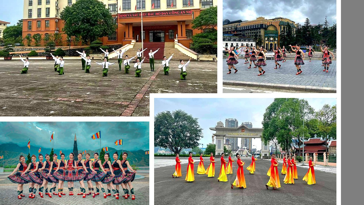 Hội Phụ nữ Công an tỉnh Lào Cai đoạt giải B Hội thi dân vũ thể thao trực tuyến trong lực lượng Công an nhân dân - Ảnh 2.