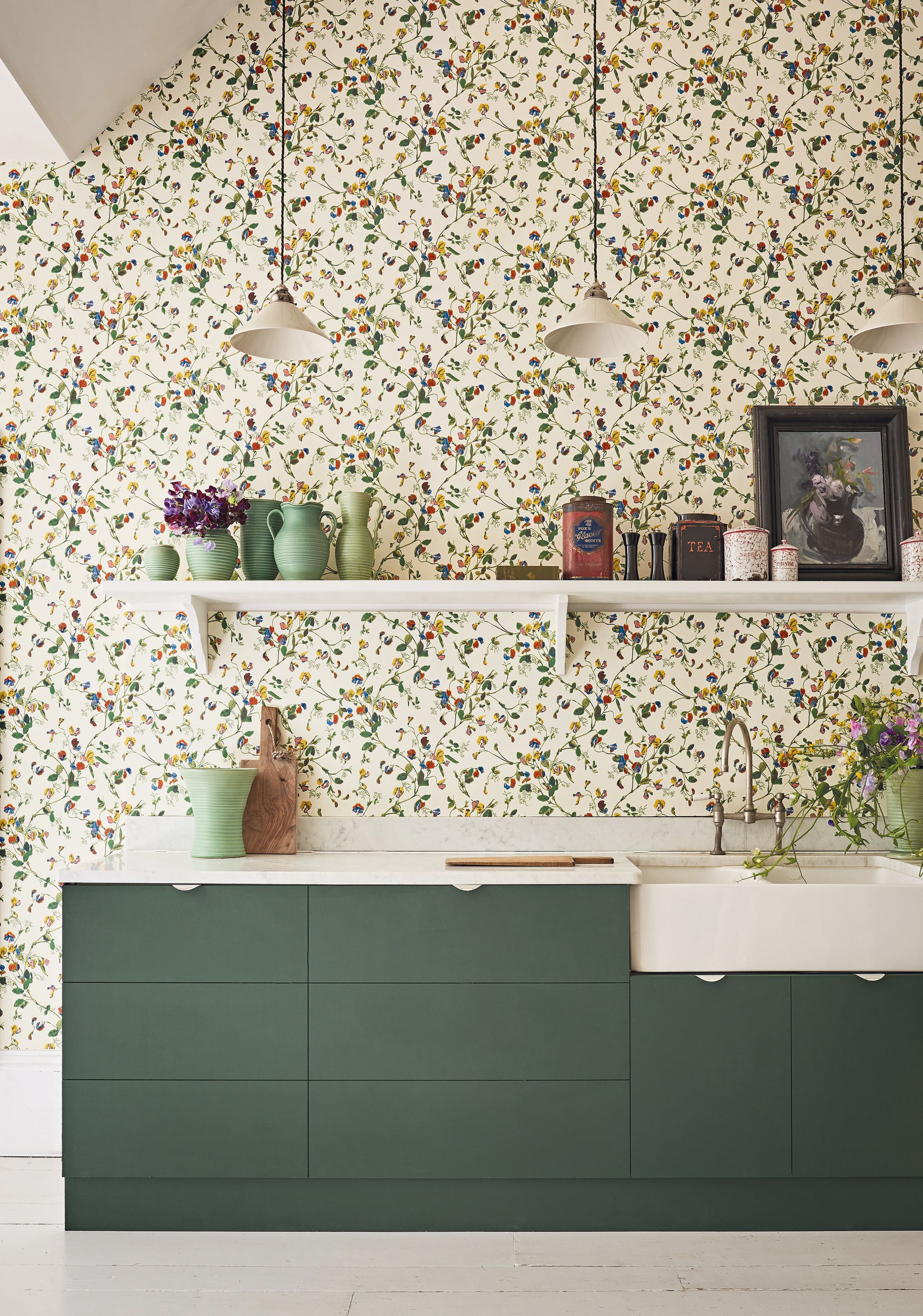 Trang trí nhà bếp bằng giấy dán tường dễ dàng, đơn giản và tiết kiệm rõ ràng so với dùng gạch ốp - Ảnh 10.