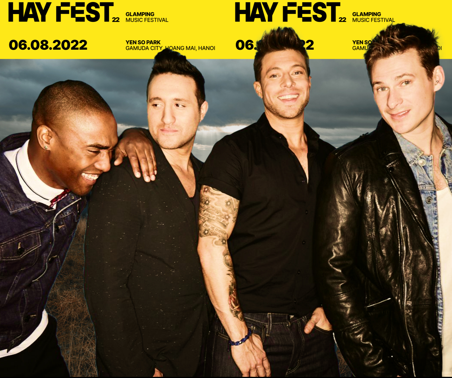 HAY Glamping Music Festival đánh dấu lần đầu tiên nhóm Blue trình diễn tại Việt Nam HAY Glamping Music Festival đánh dấu lần đầu tiên nhóm Blue trình diễn tại Việt Nam