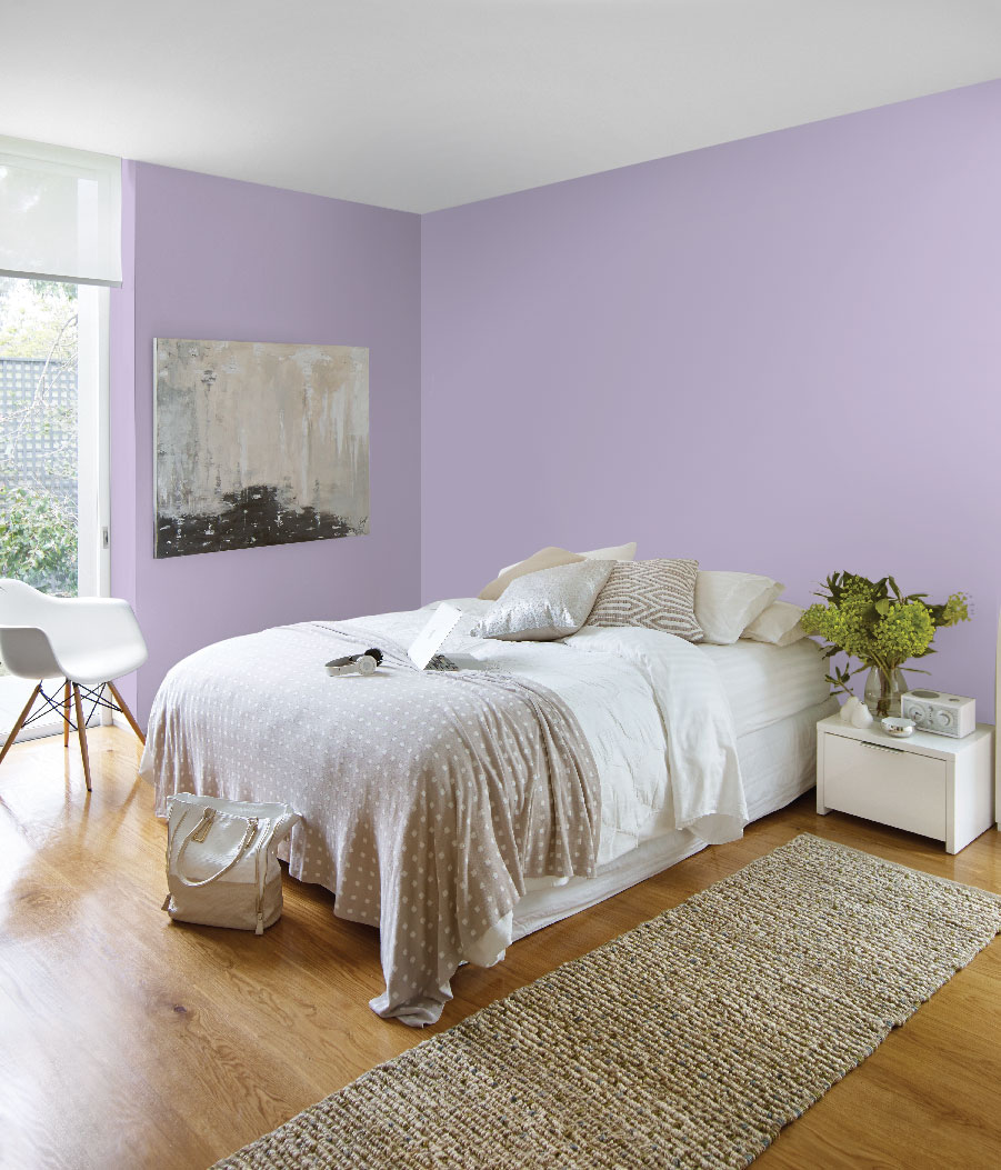 Những căn phòng ngủ khiến bạn đổ đứ đừ với gam màu oải hương lãng mạn - Ảnh 5.