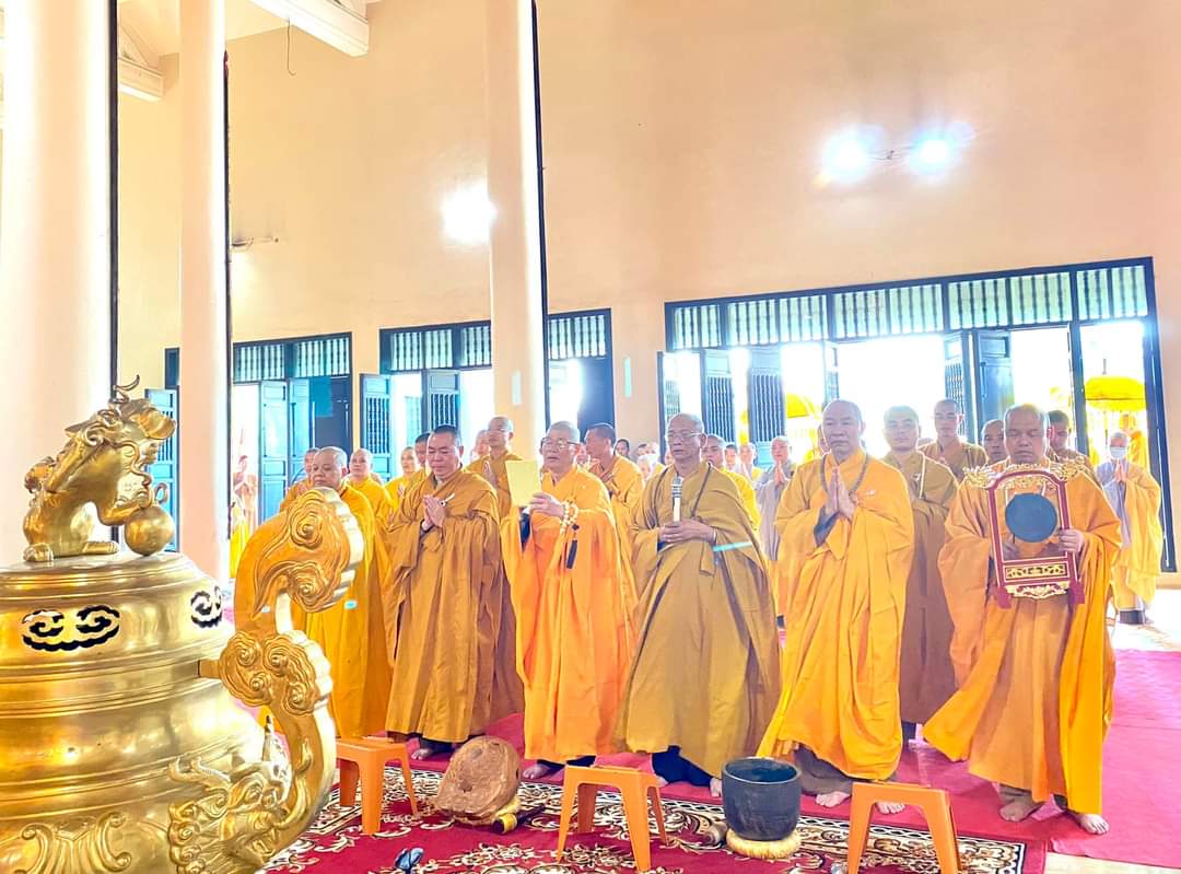 Ban Trị sự Giáo hội Phật giáo Việt Nam tỉnh Nam Định tổ chức An cư kết hạ năm 2022 - Ảnh 3.