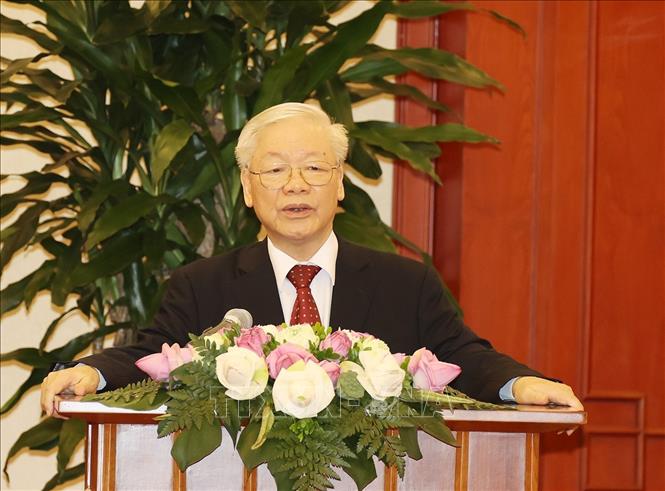 Tổng Bí thư gặp mặt đại biểu dự Đại hội Hội Chữ thập đỏ Việt Nam lần thứ XI - Ảnh 2.